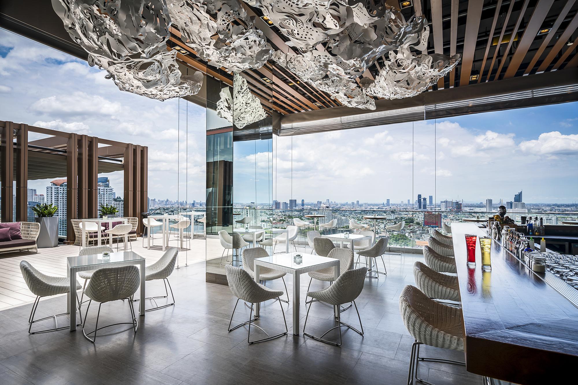 Avani Plus Riverside Bangkok Hotel Exterior photo The 360° Sky Bar